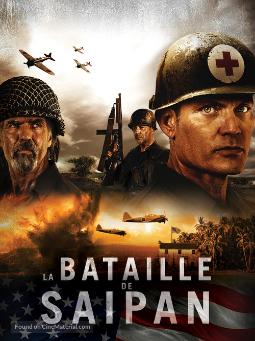 Battle for Saipan - French Movie Poster