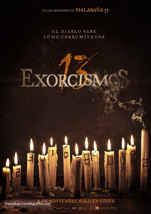 13 exorcismos - Spanish Movie Poster