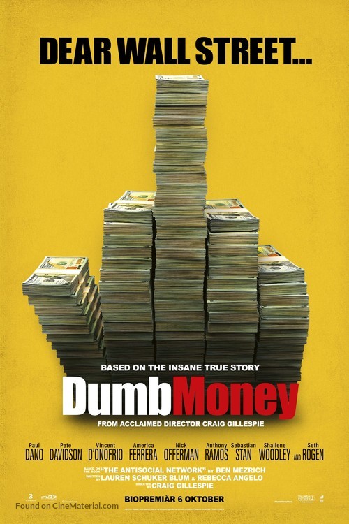 Dumb Money - Swedish Movie Poster