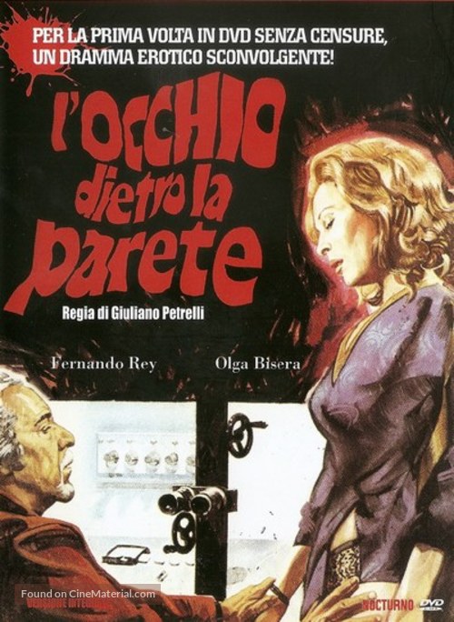 L&#039;occhio dietro la parete - Italian DVD movie cover