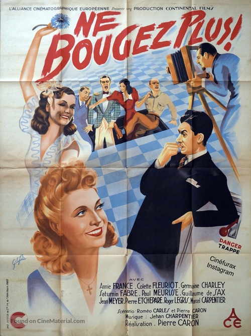 Ne bougez plus - French Movie Poster