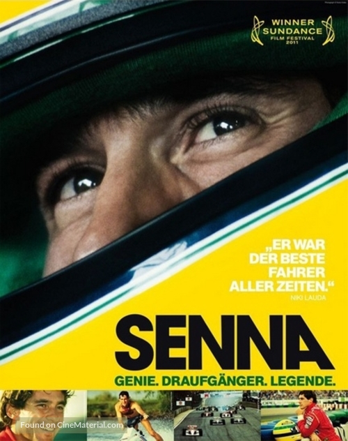 Senna - Swiss Blu-Ray movie cover