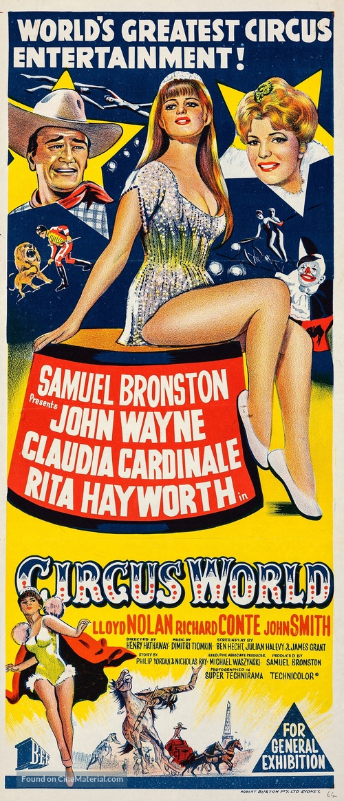 Circus World - Australian Movie Poster