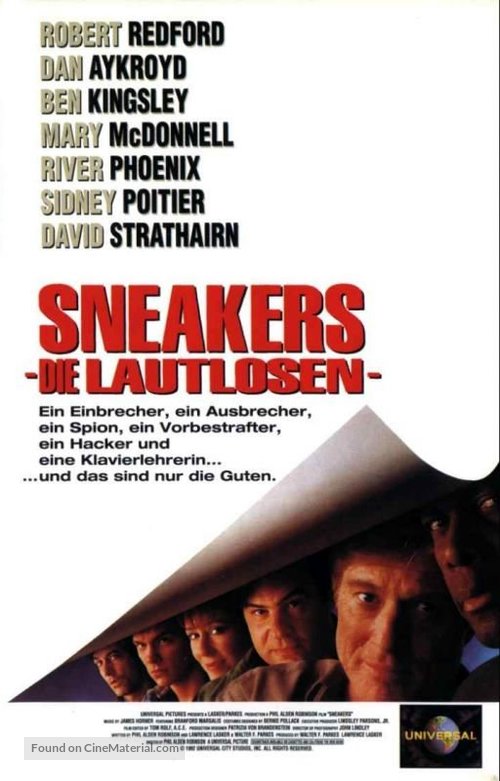 Sneakers - German VHS movie cover