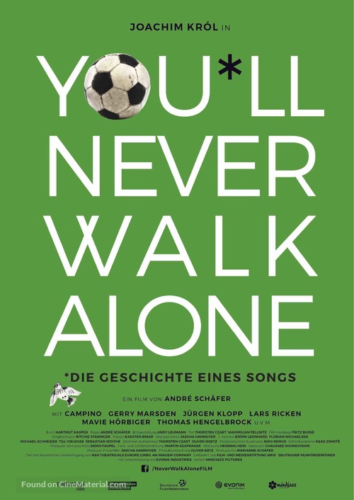 You&#039;ll Never Walk Alone - German Movie Poster