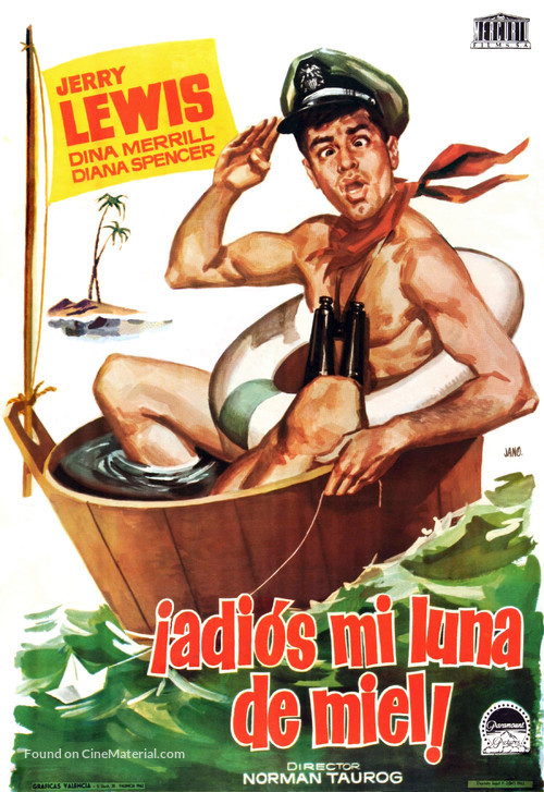 Don&#039;t Give Up the Ship - Spanish Movie Poster