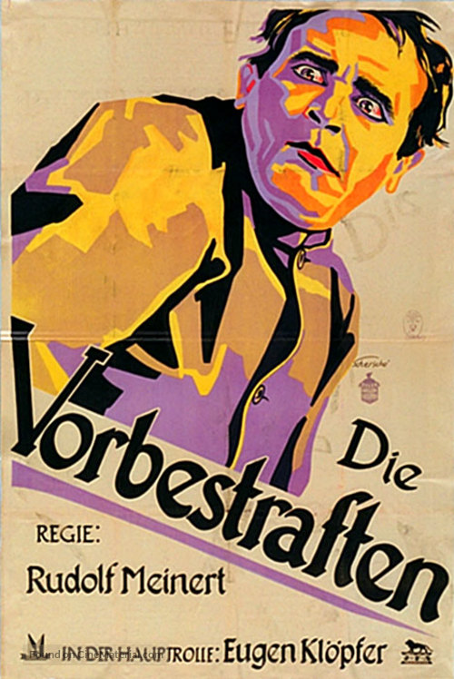 Vorbestraften, Die - German Movie Poster