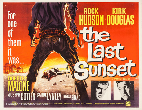 The Last Sunset - British Movie Poster