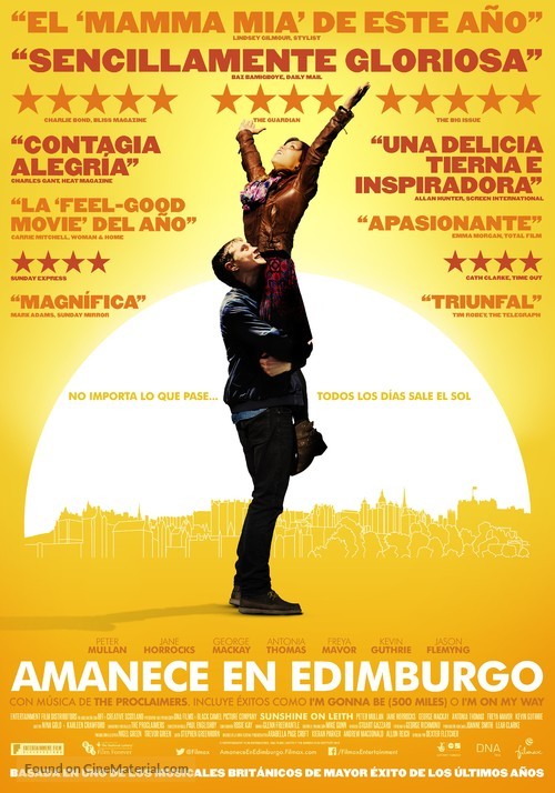 Sunshine on Leith - Spanish Movie Poster