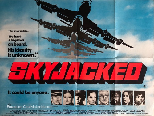 Skyjacked - British Movie Poster
