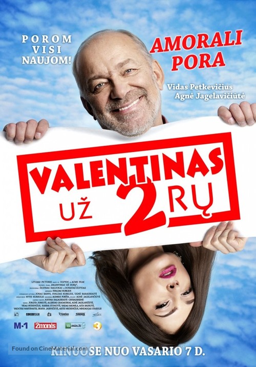 Valentinas uz 2ru - Lithuanian Movie Poster
