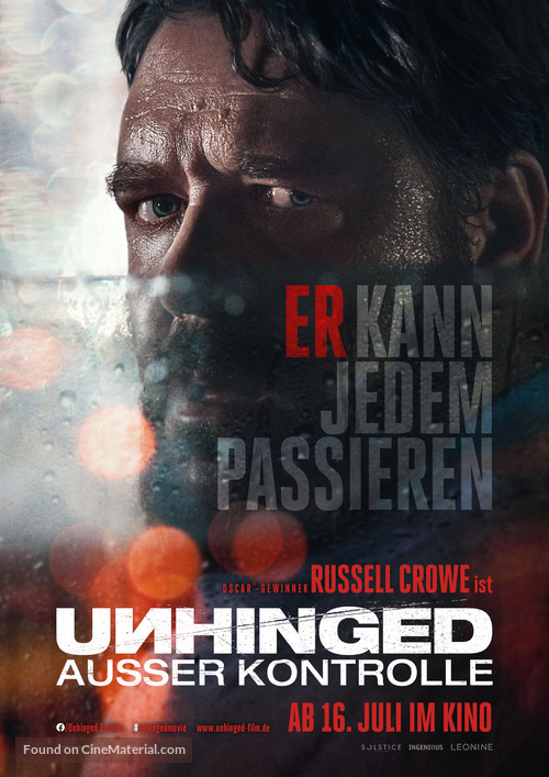 Unhinged - German Movie Poster