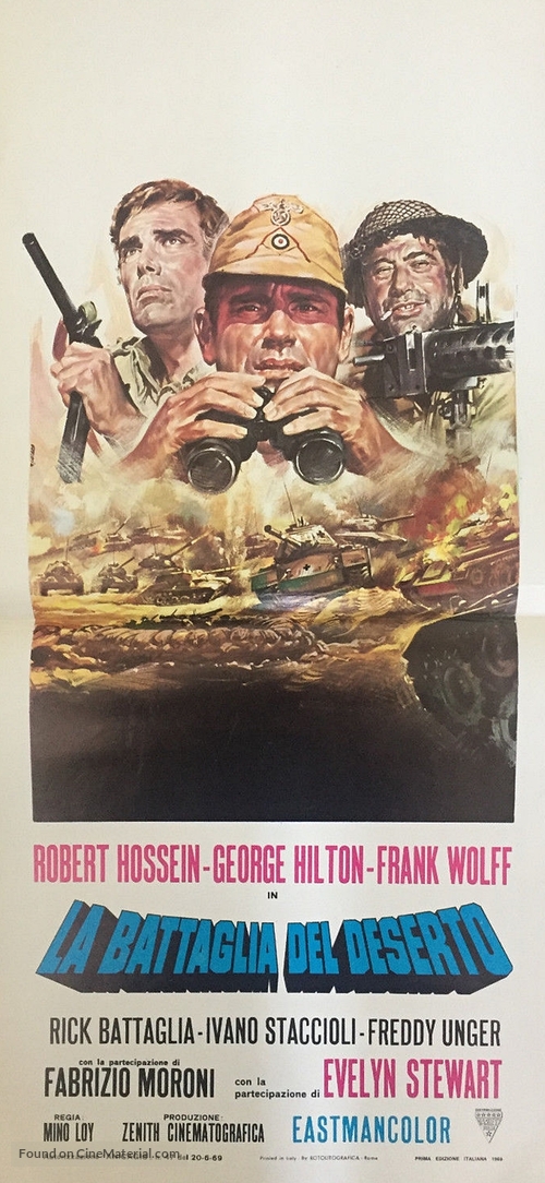La battaglia del deserto - Italian Movie Poster