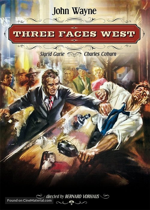 Three Faces West - DVD movie cover