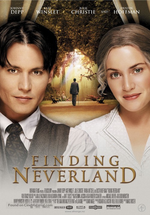 Finding Neverland - Norwegian Theatrical movie poster