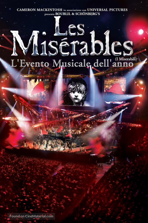 Les Mis&eacute;rables in Concert: The 25th Anniversary - Italian DVD movie cover