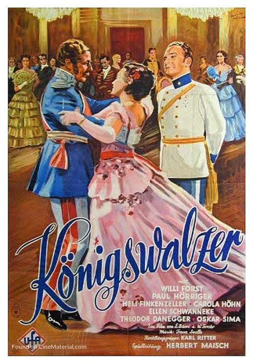 K&ouml;nigswalzer - German Movie Poster