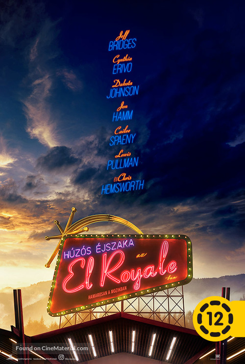 Bad Times at the El Royale - Hungarian Movie Poster