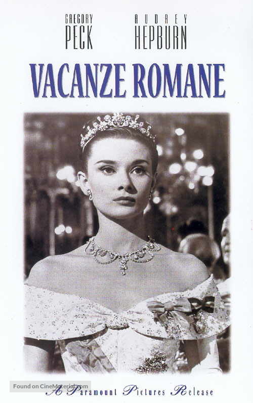 Roman Holiday - Italian VHS movie cover