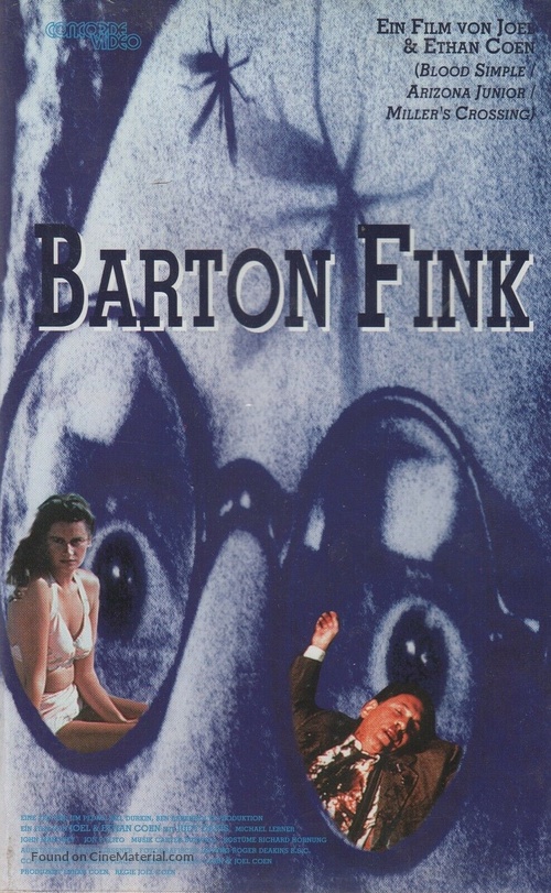 Barton Fink - German VHS movie cover
