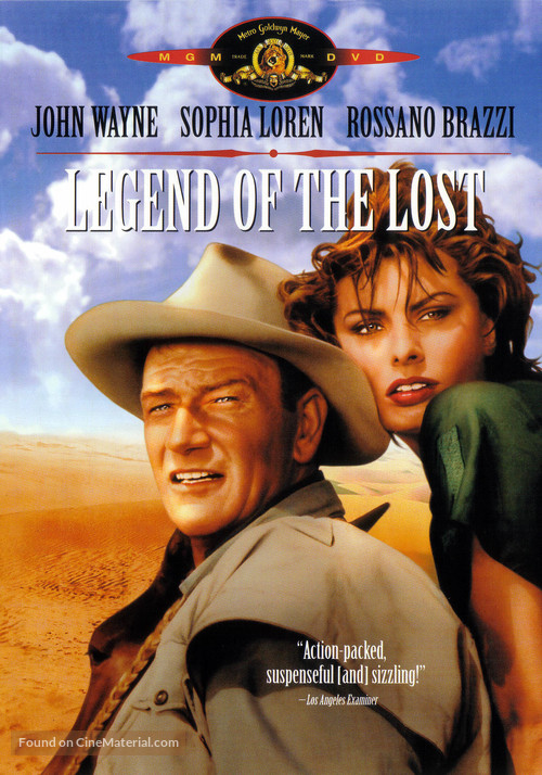 Legend of the Lost - DVD movie cover
