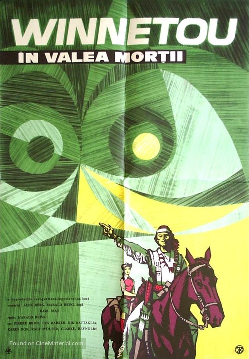 Winnetou und Shatterhand im Tal der Toten - Romanian Movie Poster