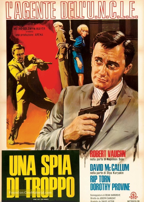 One Spy Too Many - Italian Movie Poster