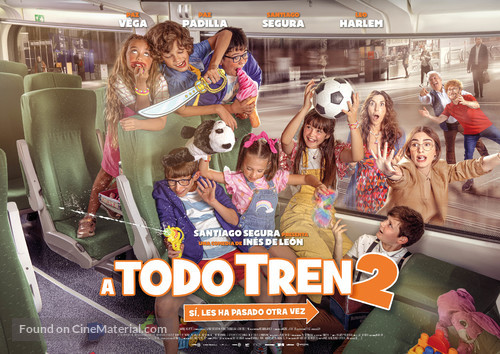 A todo tren 2: Si les ha pasado otra vez - Spanish Movie Poster