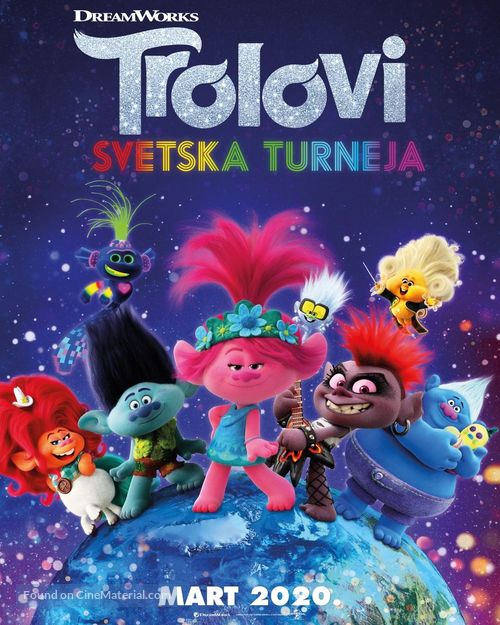 Trolls World Tour - Serbian Movie Poster