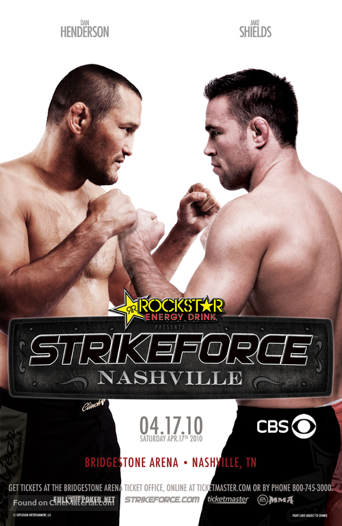 CBS Strikeforce Saturday Night Fights - Movie Poster