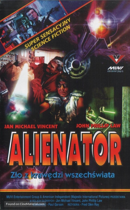 Alienator - Polish VHS movie cover