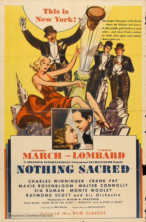 Nothing Sacred - Re-release movie poster