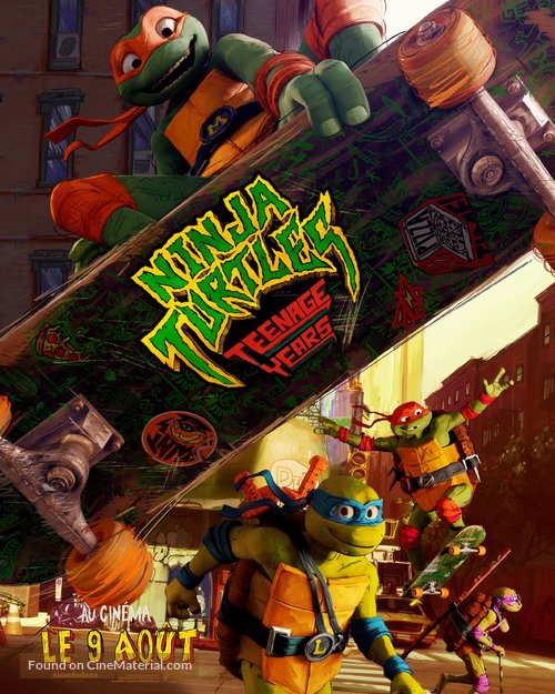 Teenage Mutant Ninja Turtles: Mutant Mayhem - French Movie Poster