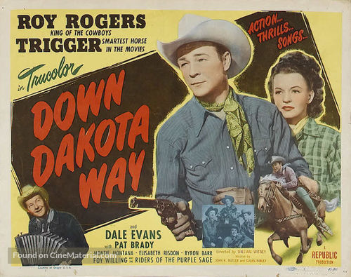 Down Dakota Way - Movie Poster