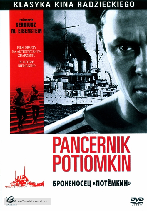 Bronenosets Potyomkin - Polish DVD movie cover