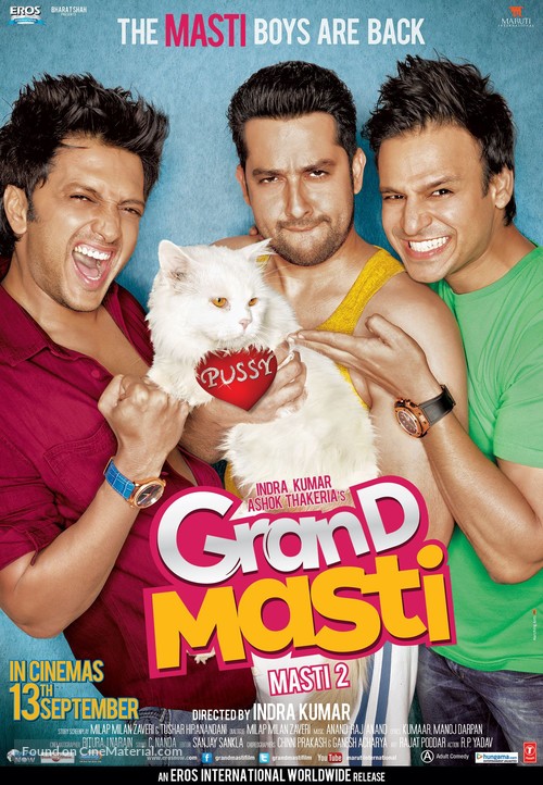 Grand Masti - Indian Movie Poster