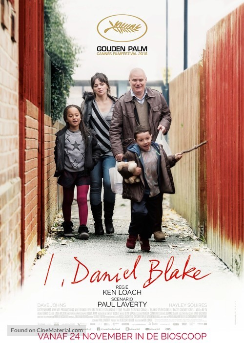 I, Daniel Blake - Dutch Movie Poster