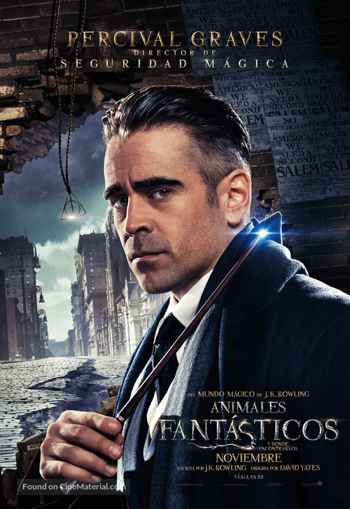 Fantastic Beasts and Where to Find Them - Argentinian Movie Poster