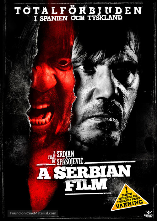 Srpski film - Swedish DVD movie cover