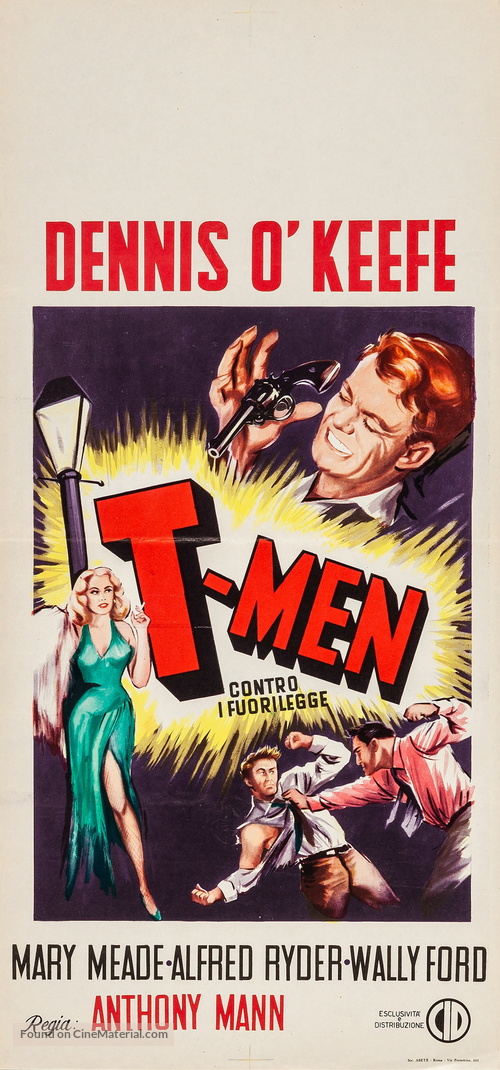 T-Men - Italian Movie Poster