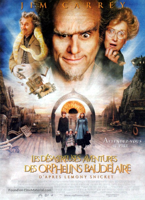 Lemony Snicket&#039;s A Series of Unfortunate Events - French Movie Poster