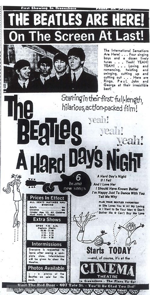 A Hard Day&#039;s Night - poster