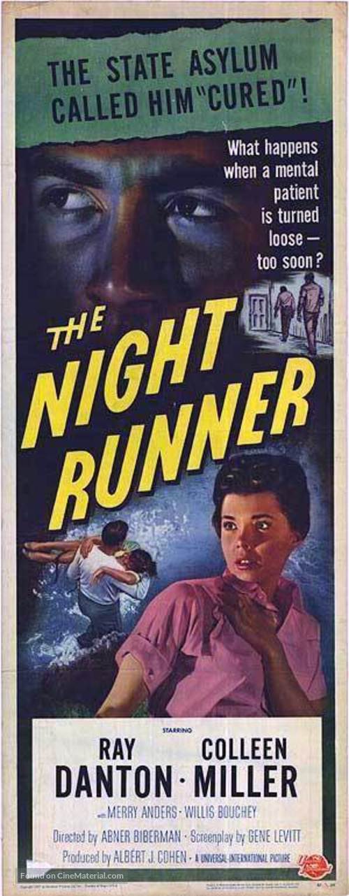 Thriller/Drama The Night Runner Movie POSTER 1957 
