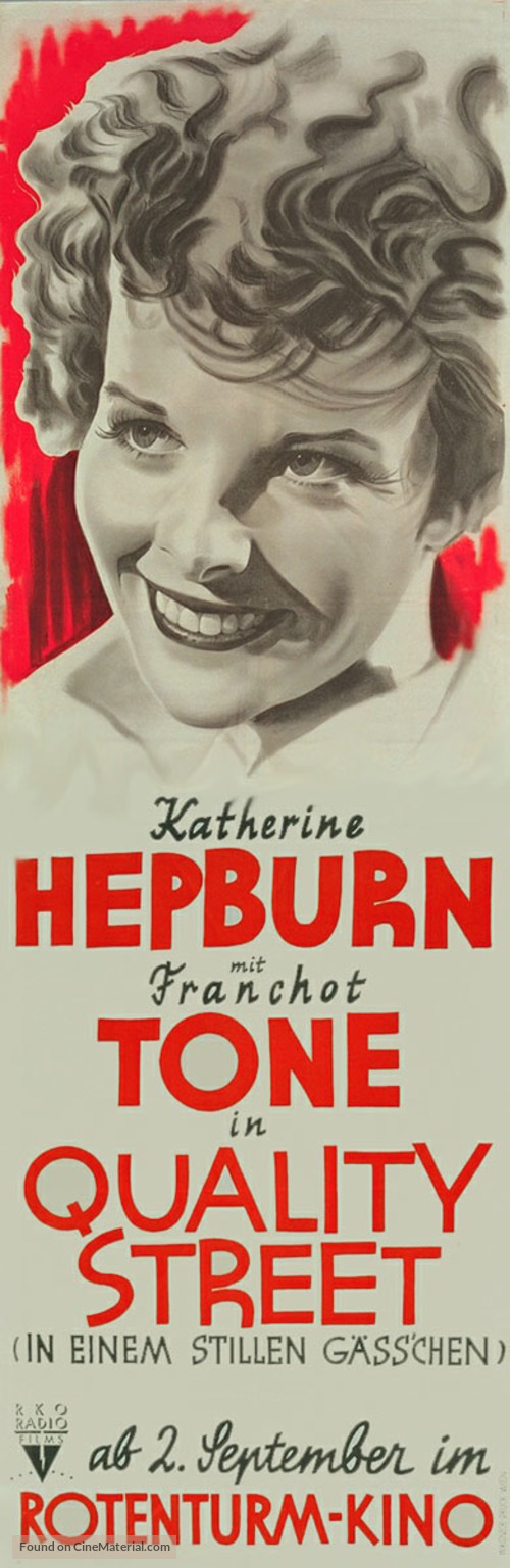 Quality Street - German Movie Poster