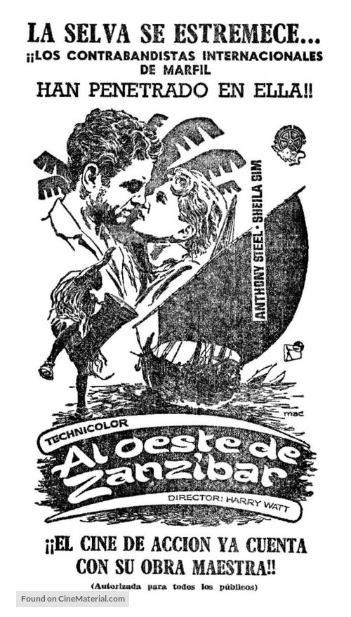 West of Zanzibar - Spanish poster