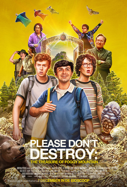 Please Don&#039;t Destroy: The Treasure of Foggy Mountain - Dutch Movie Poster