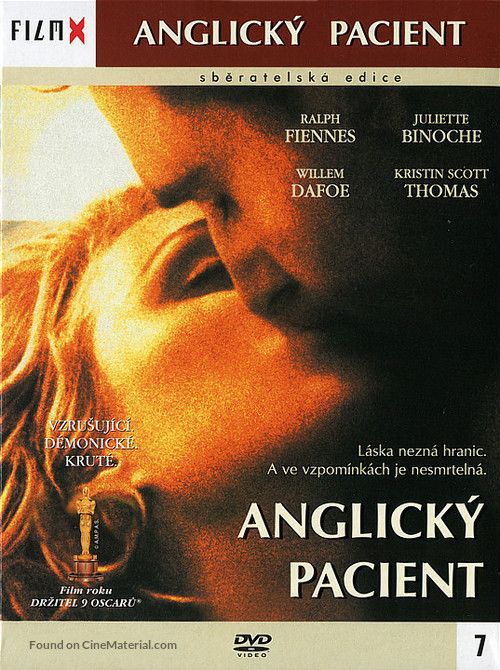 The English Patient - Slovak DVD movie cover
