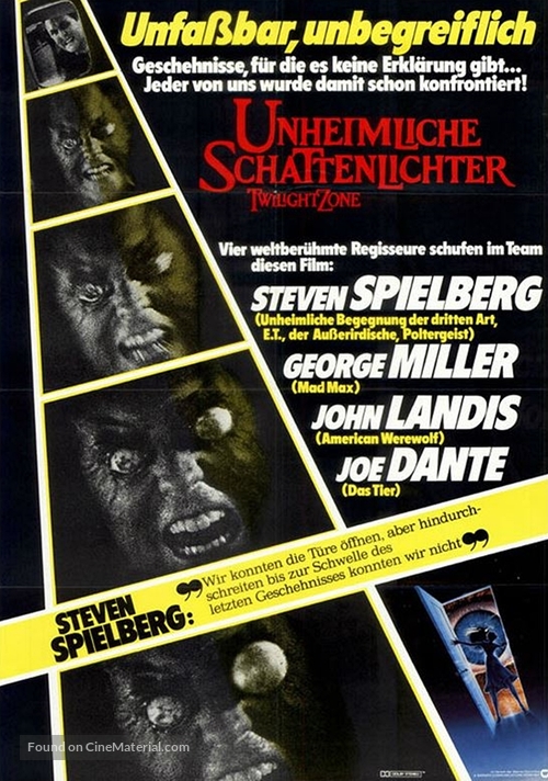 Twilight Zone: The Movie - German Movie Poster