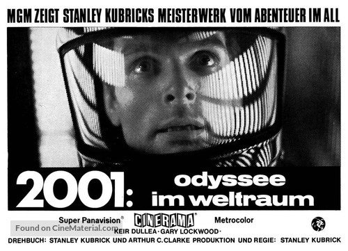 2001: A Space Odyssey - German Movie Poster