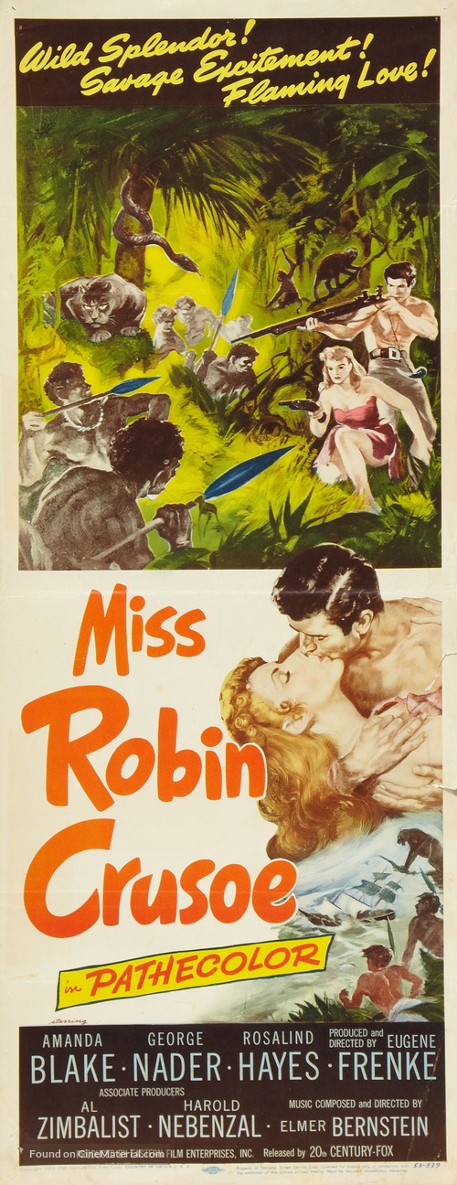 Miss Robin Crusoe - Movie Poster